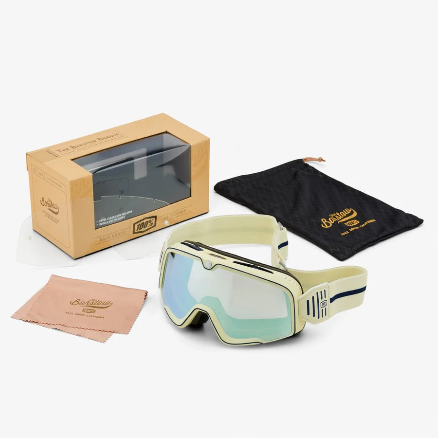 100% Barstow Goggles - Arno - Silver Flash Mirror Lens - Image 3