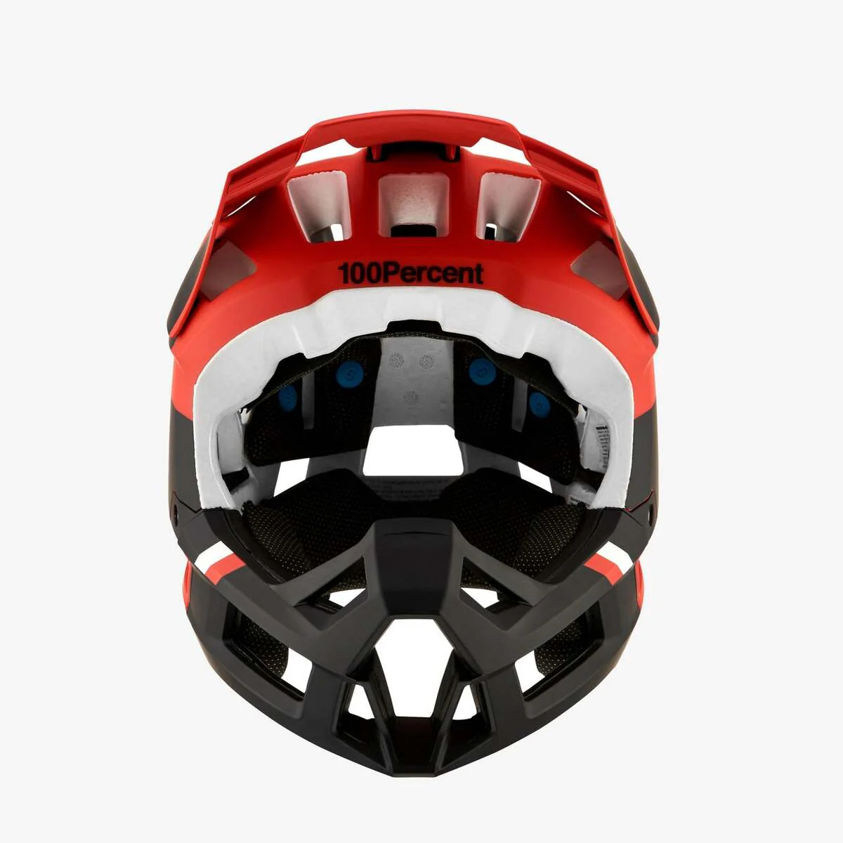 100% Trajecta Helmet with Fidlock - Cargo - Fluo Red - Image 2