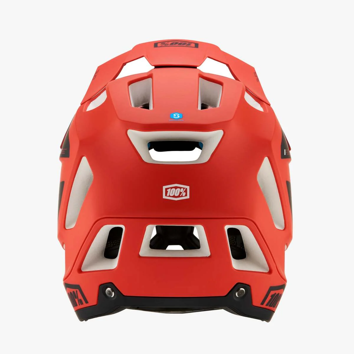 100% Trajecta Helmet with Fidlock - Cargo - Fluo Red - Image 4