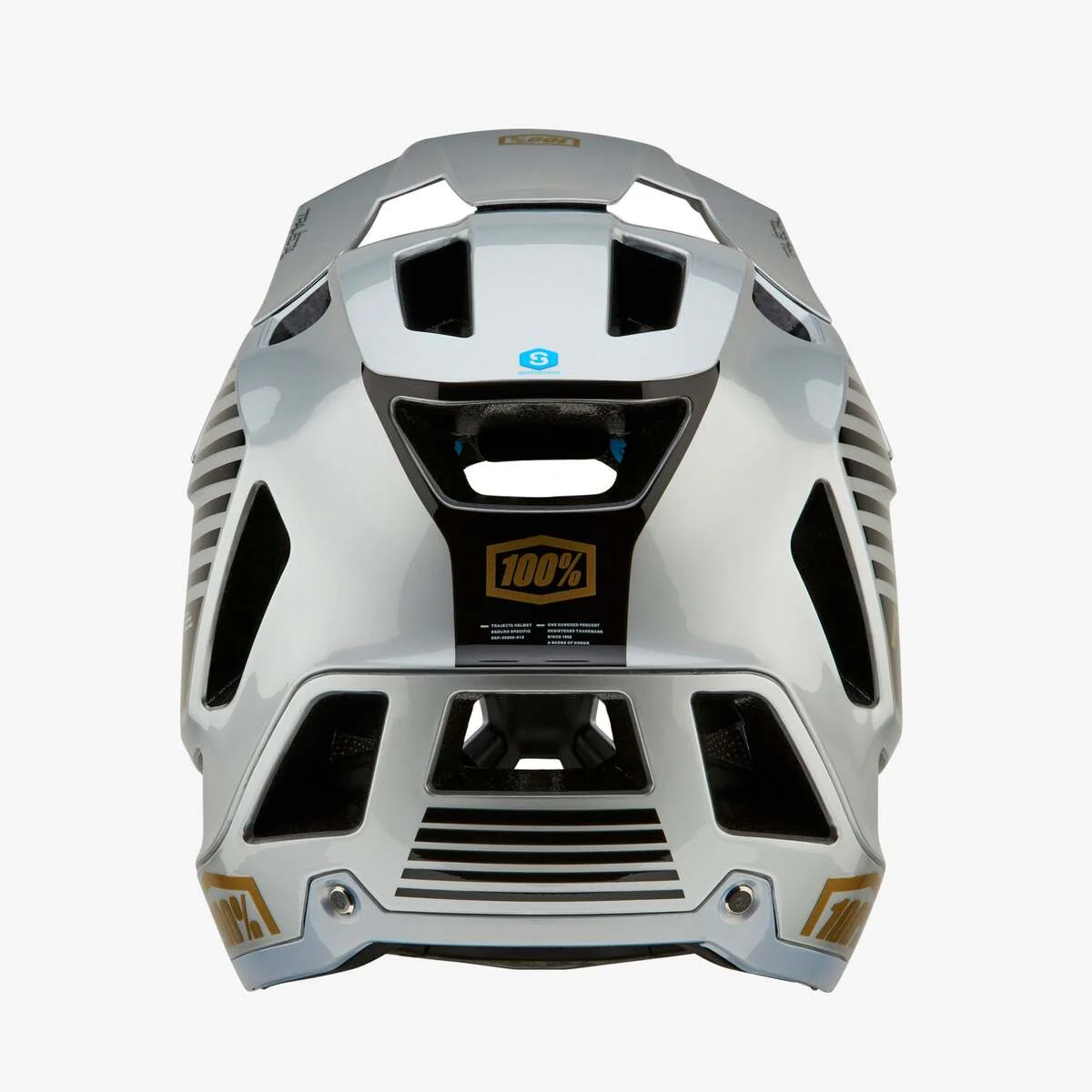 100% Trajecta Helmet with Fidlock - Ranelagh Silver - Image 4
