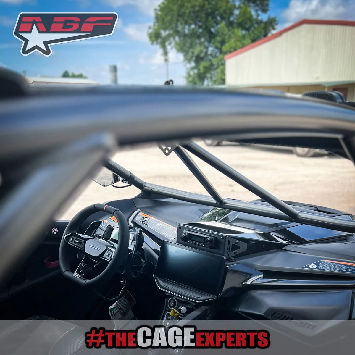 ABF Can-Am Maverick R Radio Mount for PCI and Rugged - Image 3