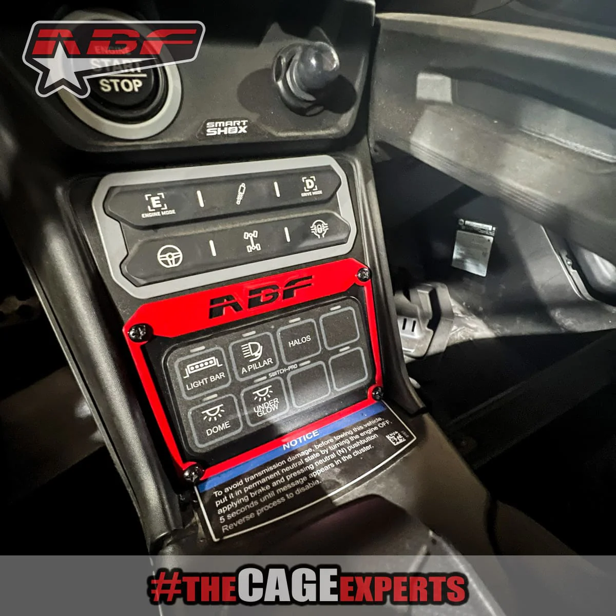 ABF Can-Am Maverick R Switch Pros Dash Mount - Image 3