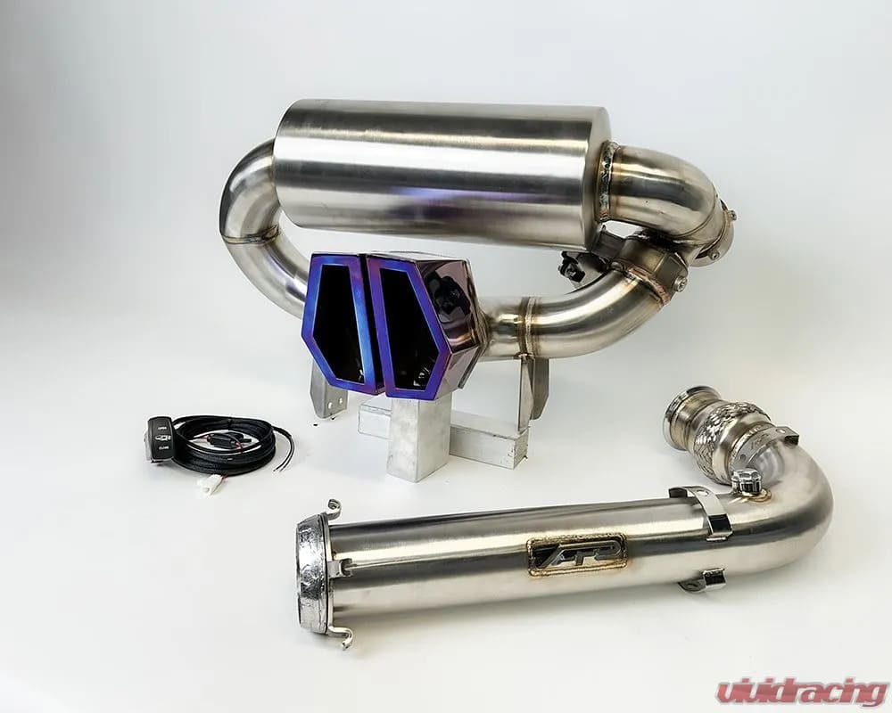 Agency Power '17-'25 Can-Am Maverick X3 Turbo 3 inch Turboback Valvetronic Exhaust - Titanium Tips - Image 2
