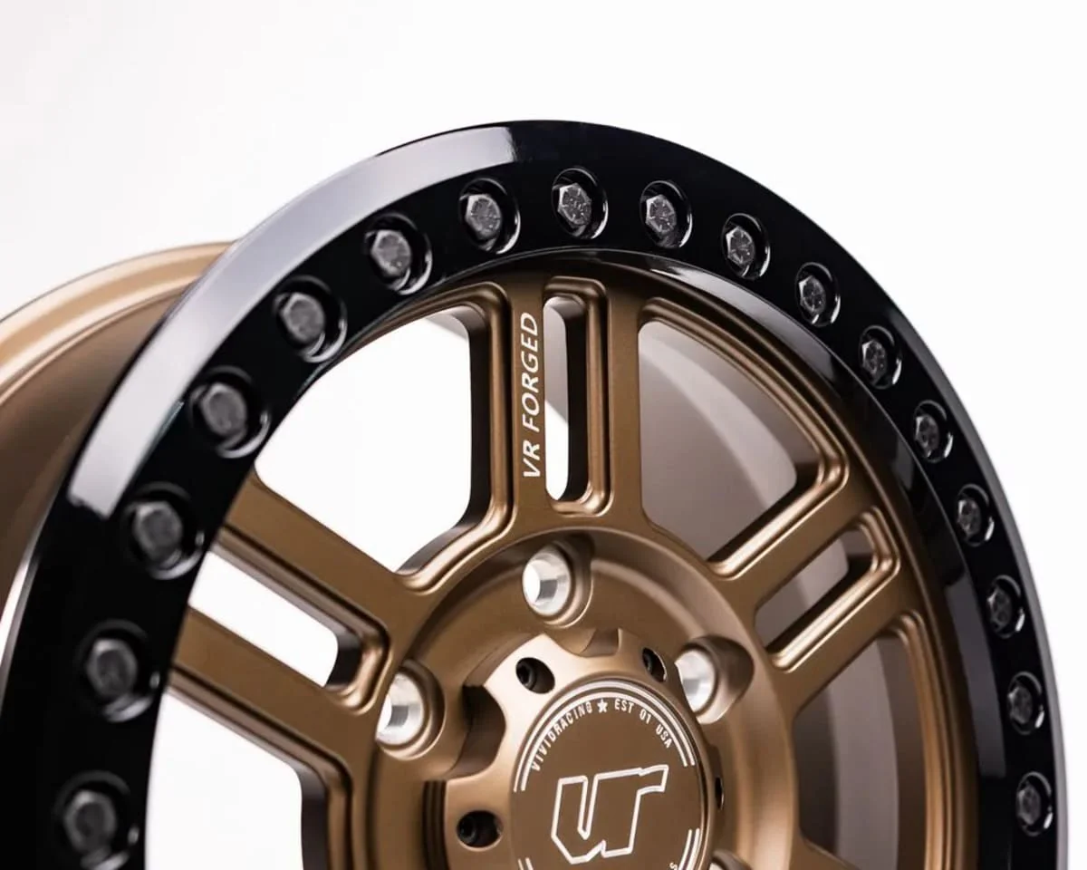 Agency Power 6 Lug D16 Set of 4 15x6 Satin Bronze Beadlock Wheel - Image 5