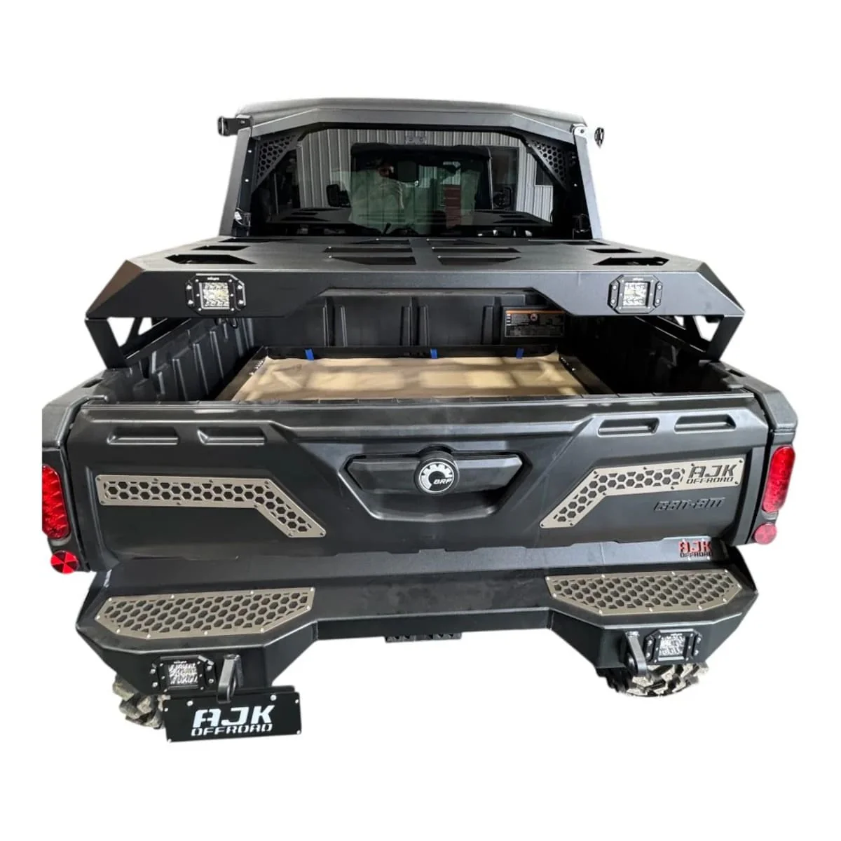 AJK Offroad Can-Am Defender Chase Rack & Tire Carrier - Image 2
