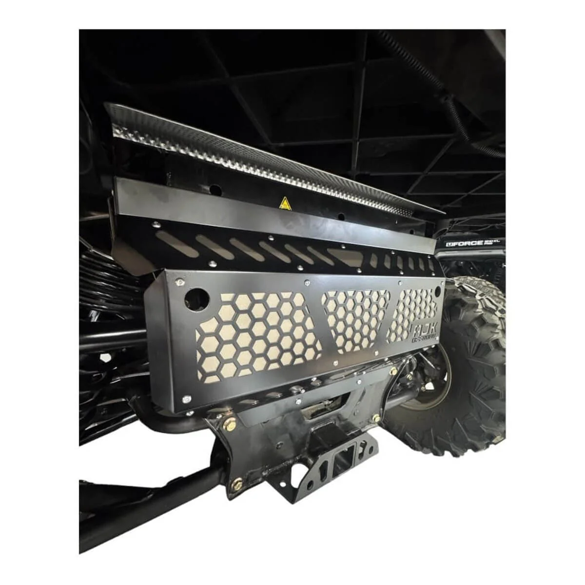 AJK Offroad Can-Am Defender HD10 Exhaust Cover - Image 4