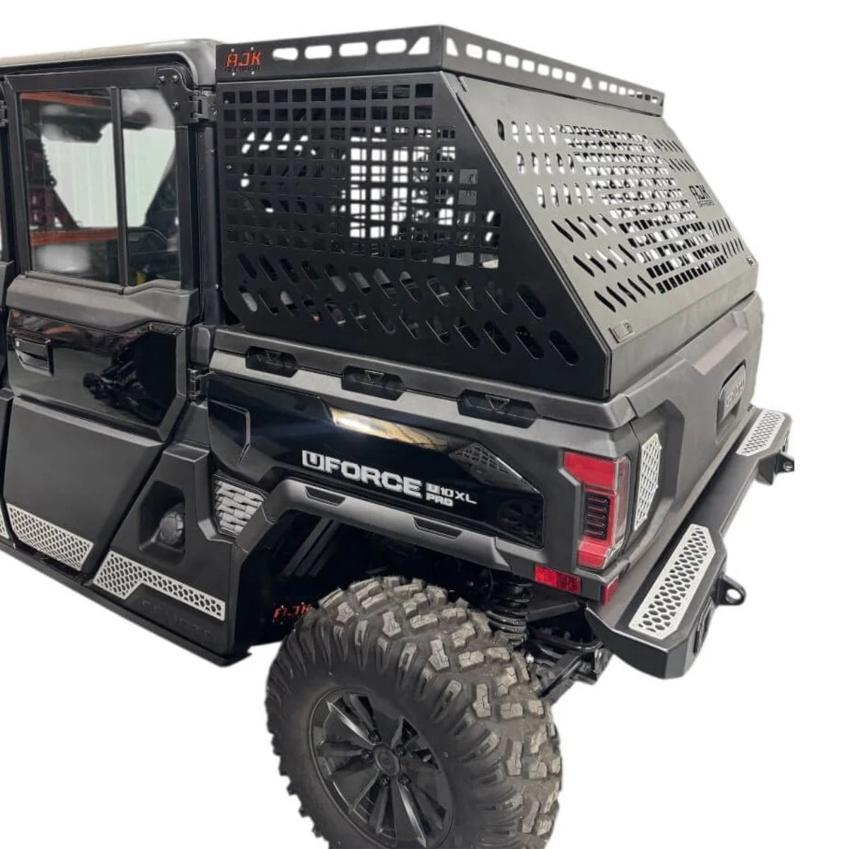 AJK Offroad CF Moto UForce U10 Tall Bed Rack w/ Enclosure