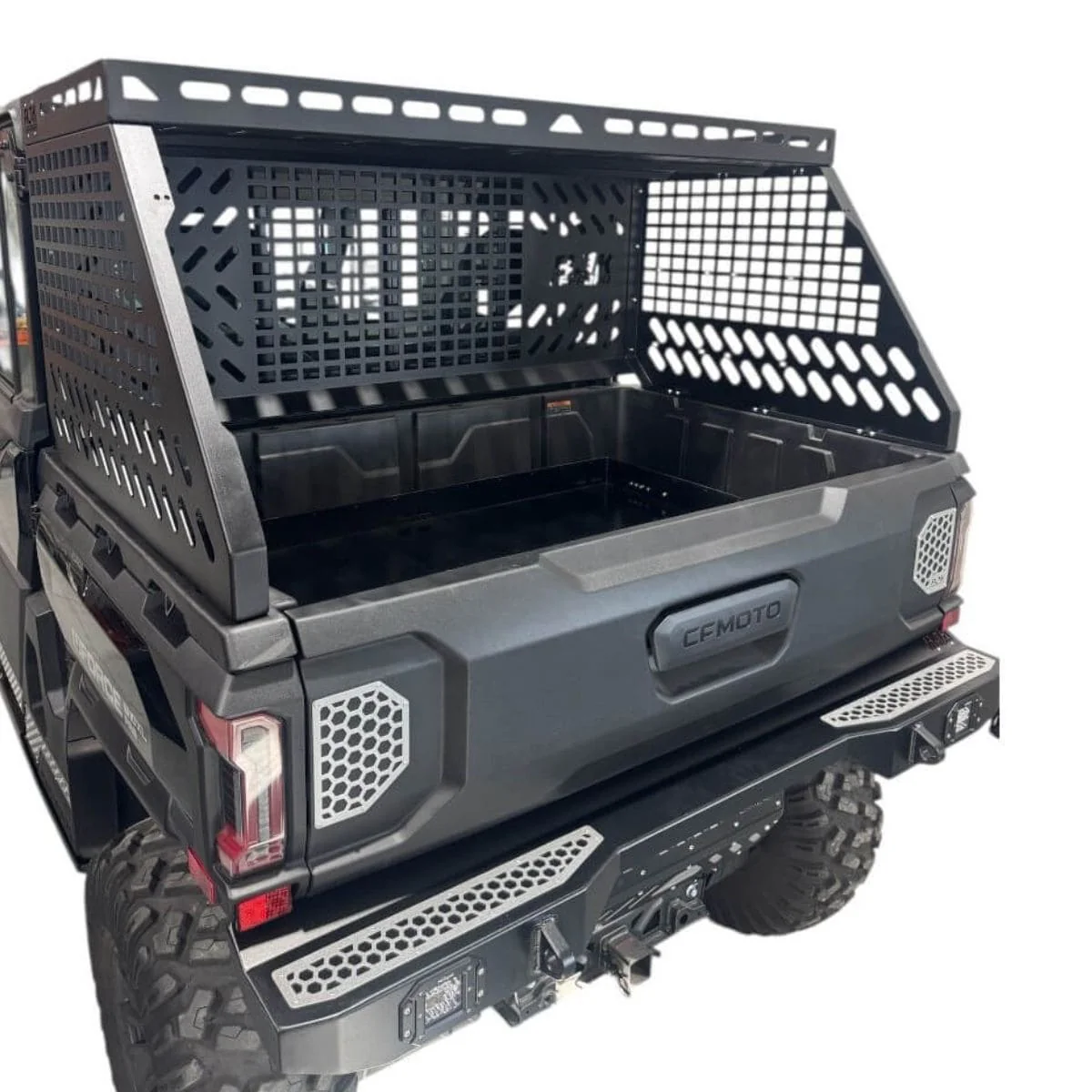AJK Offroad CF Moto UForce U10 Tall Bed Rack w/ Enclosure - Image 10