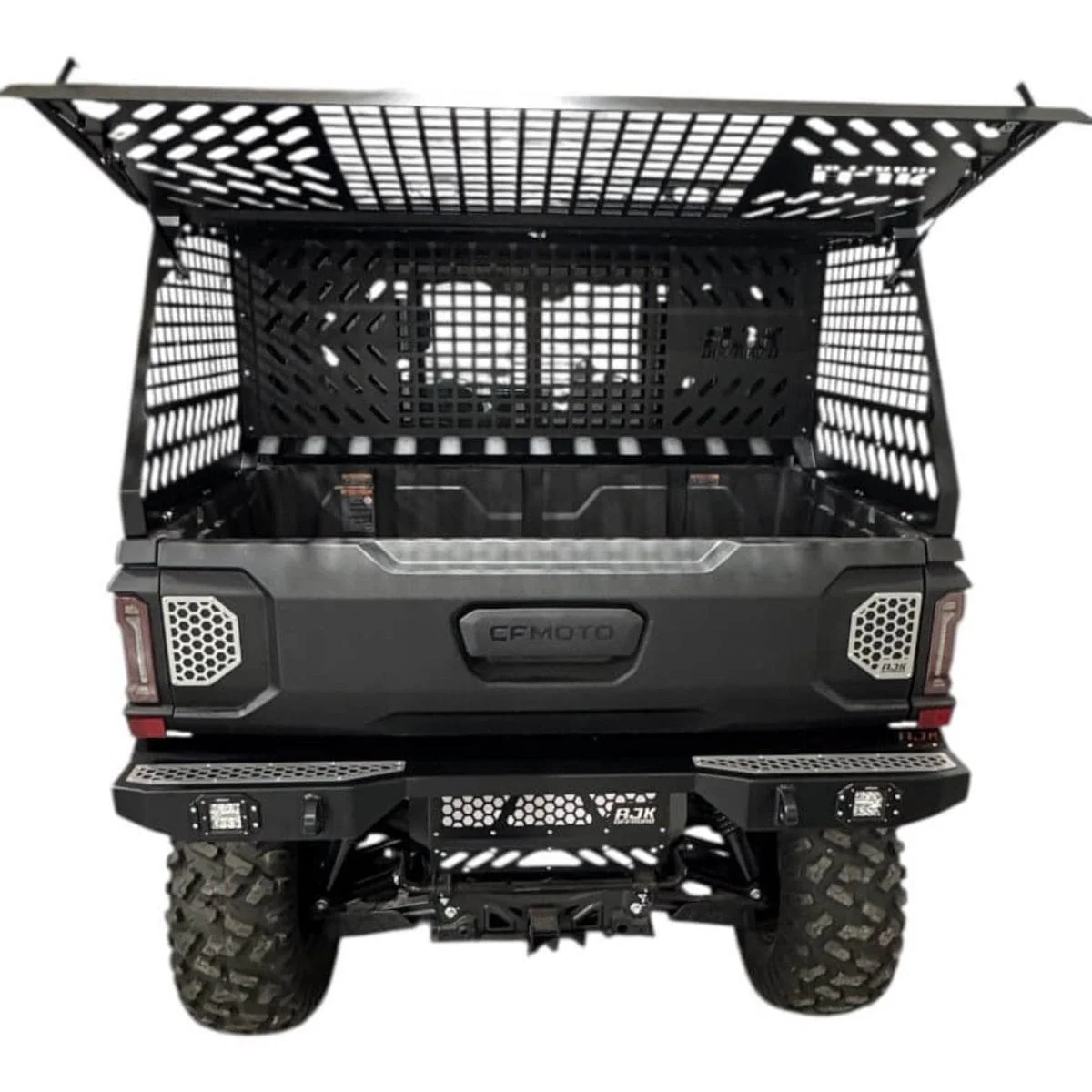 AJK Offroad CF Moto UForce U10 Tall Bed Rack w/ Enclosure - Image 12