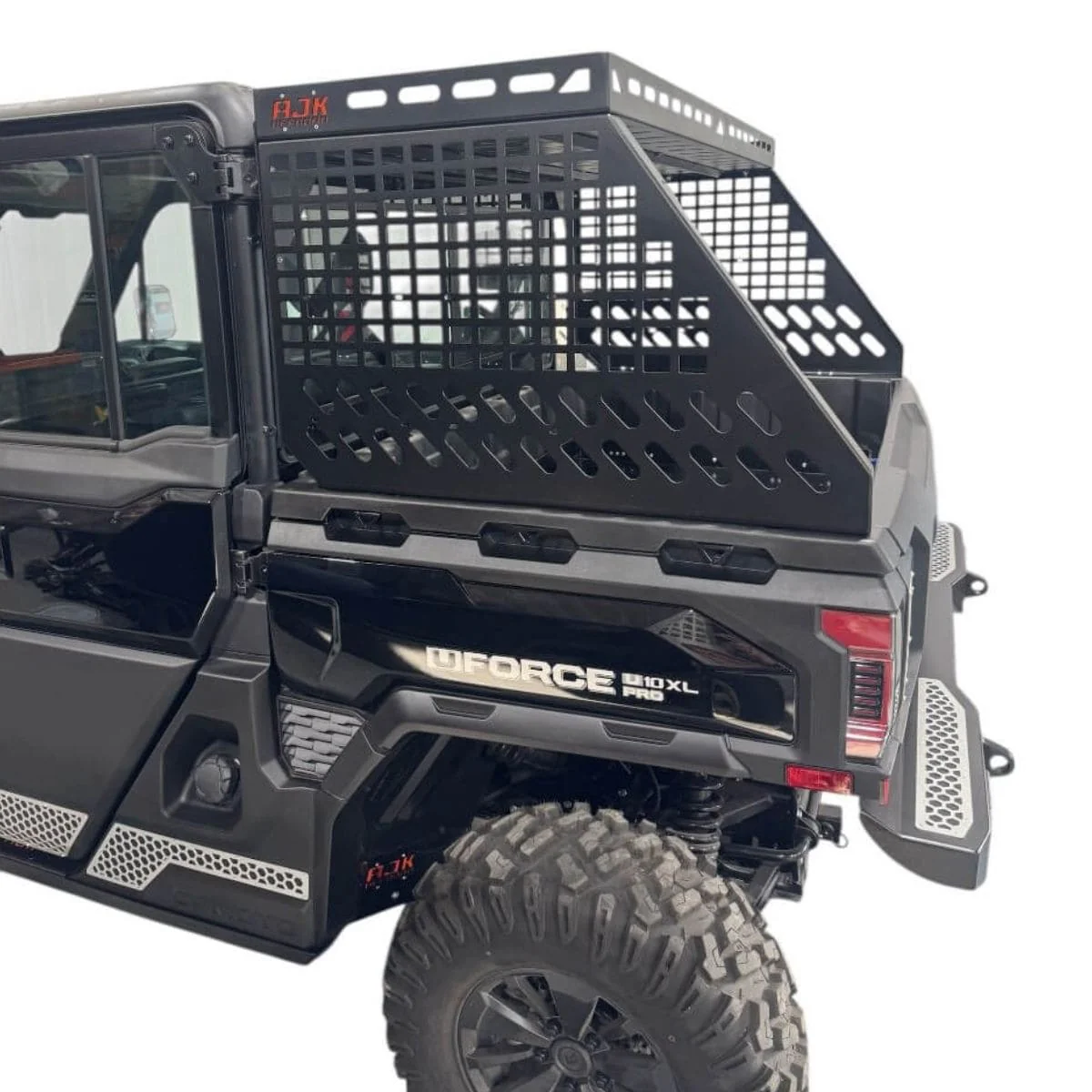 AJK Offroad CF Moto UForce U10 Tall Bed Rack w/ Enclosure - Image 15