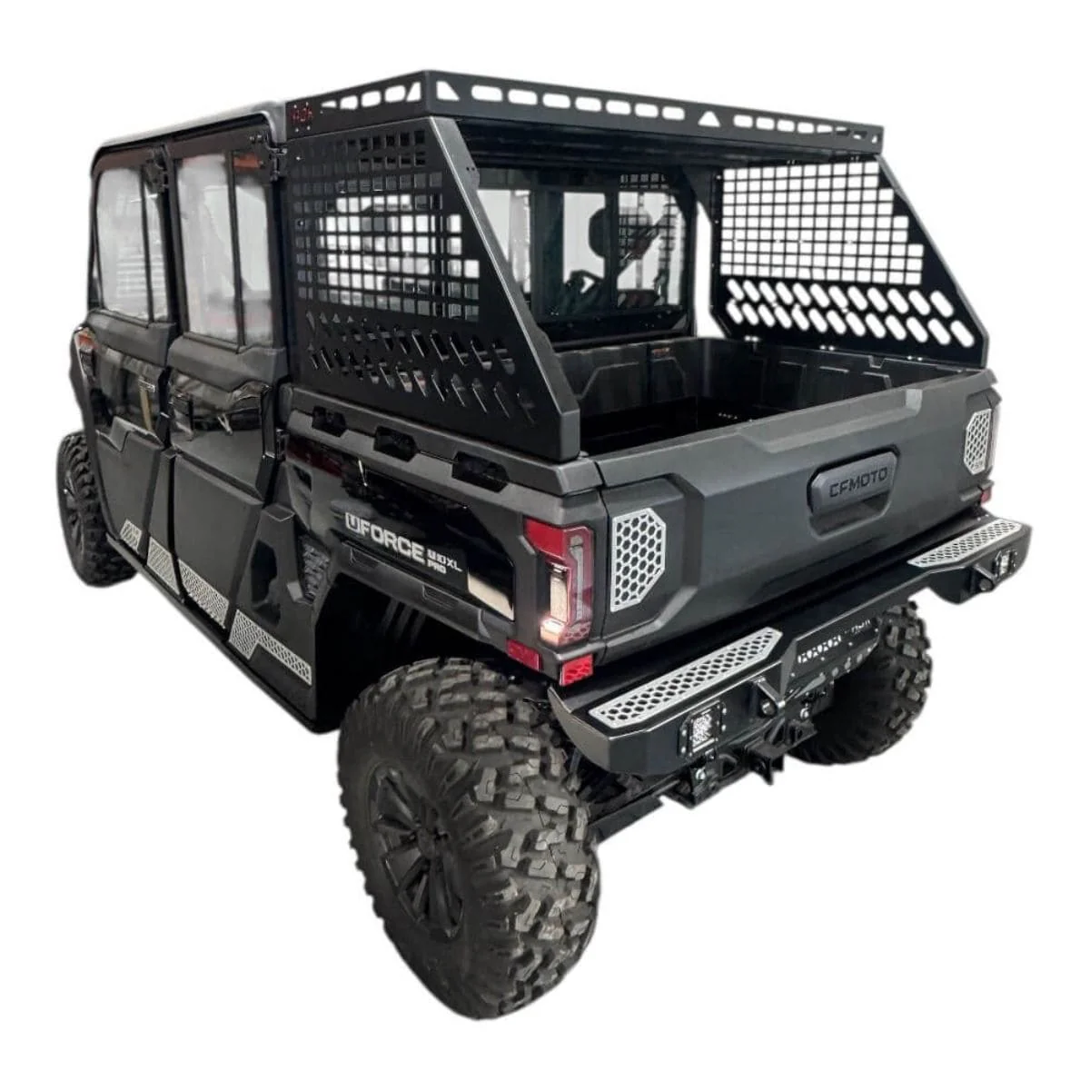 AJK Offroad CF Moto UForce U10 Tall Bed Rack w/ Enclosure - Image 17