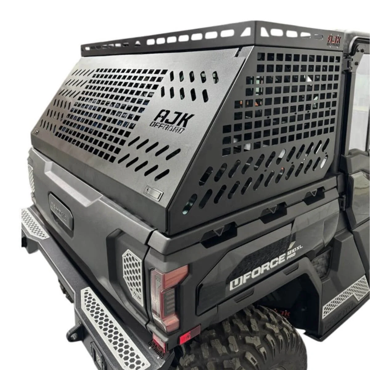 AJK Offroad CF Moto UForce U10 Tall Bed Rack w/ Enclosure - Image 2