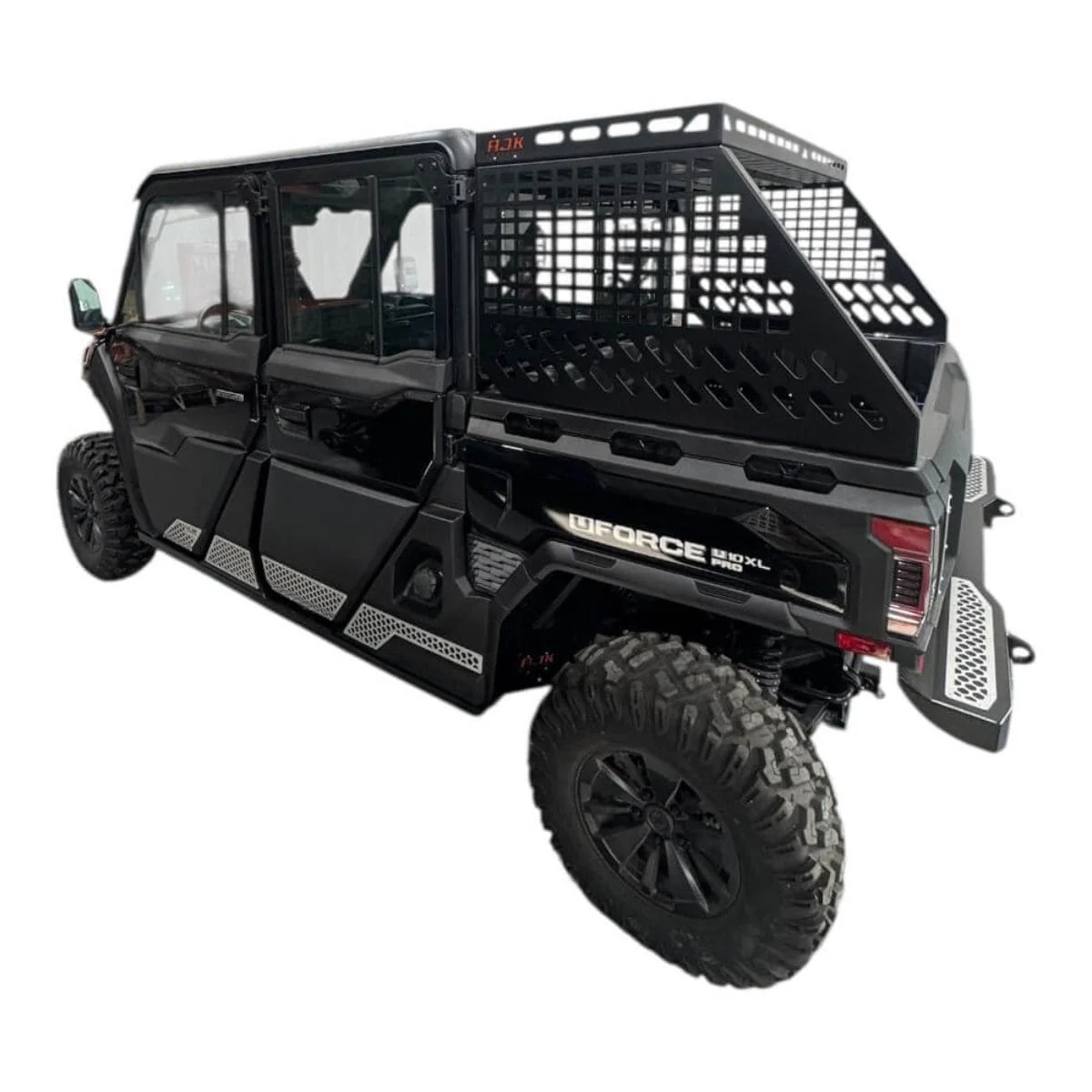 AJK Offroad CF Moto UForce U10 Tall Bed Rack w/ Enclosure - Image 5