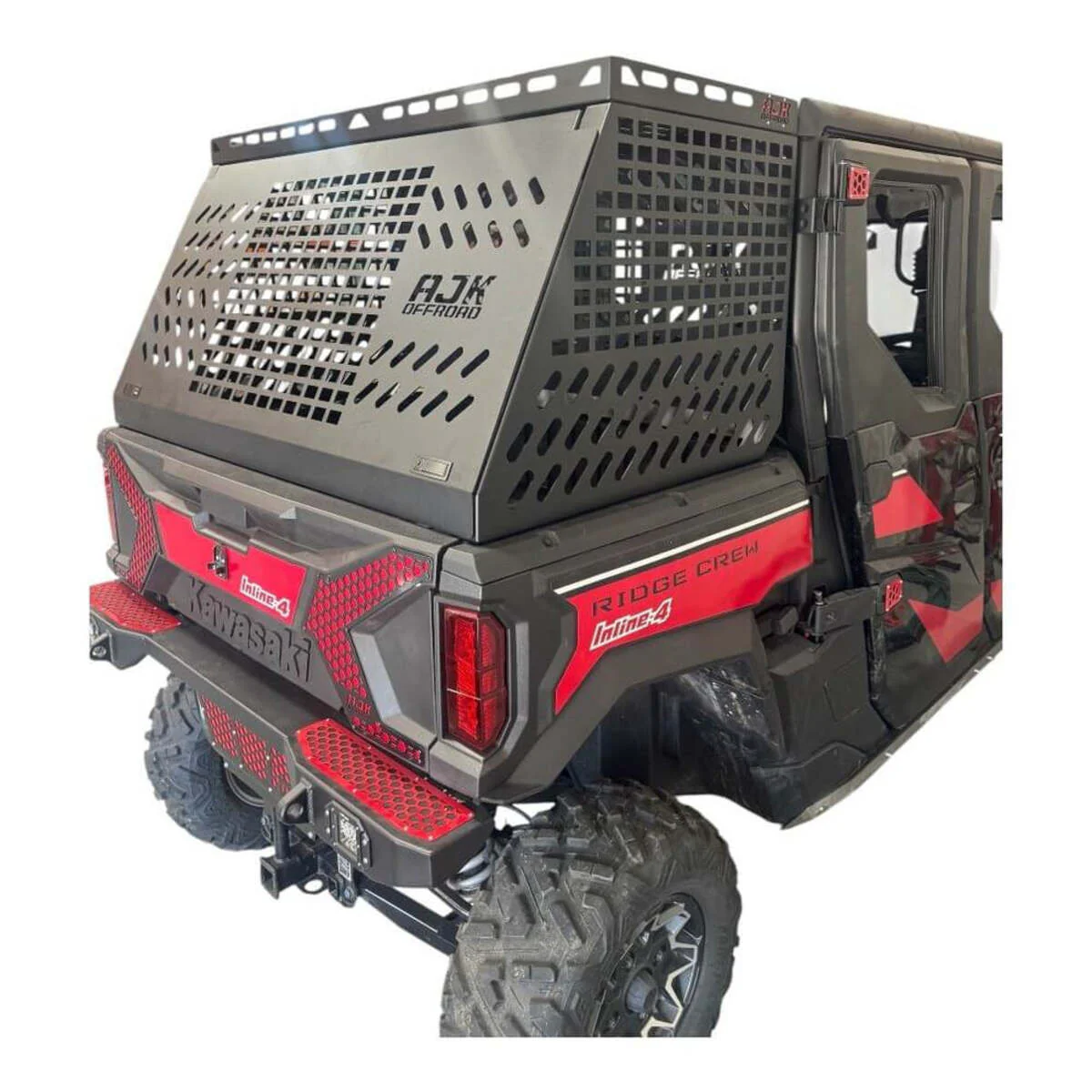 AJK Offroad Kawasaki Ridge Bed Rack W/ Enclosure - Image 7