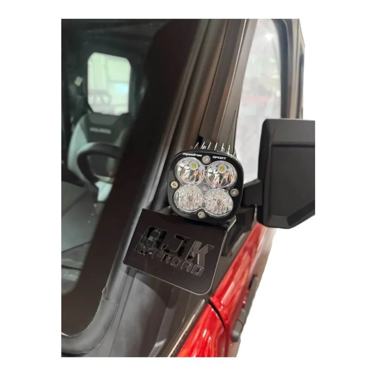 AJK Offroad Polaris Ranger 1500XD A Pillar Light Mount - Image 3
