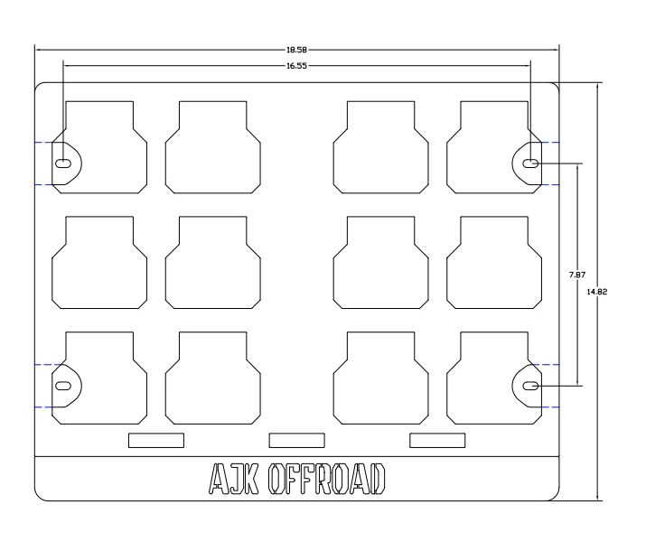 AJK Offroad Universal Milwaukee Packout Mount 1.0 - Image 7