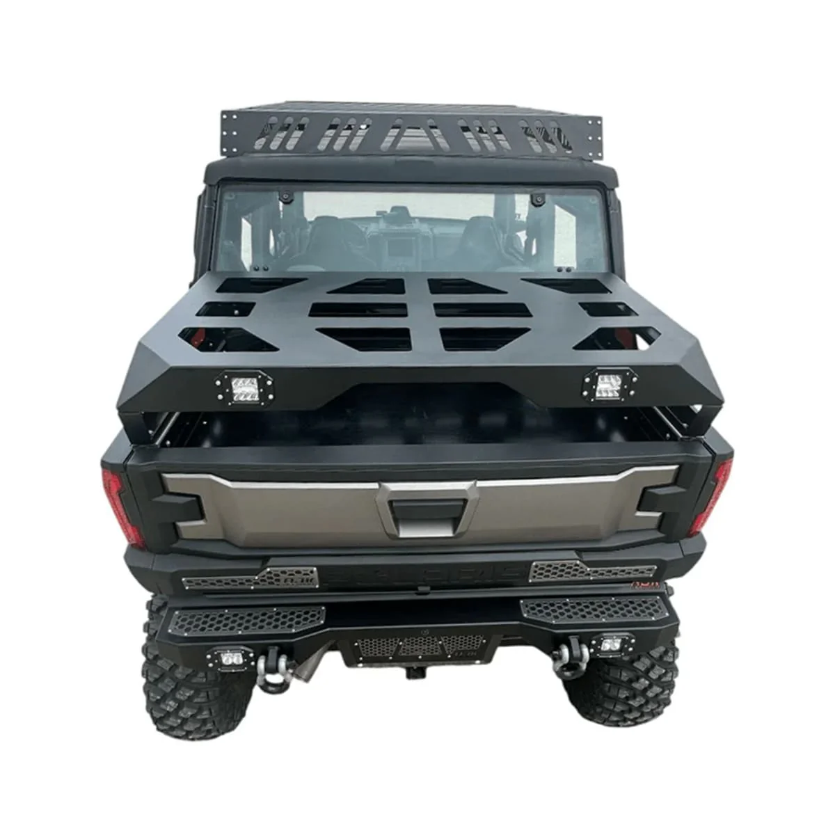 AJK Polaris Xpedition Spare Tire Carrier / Bed Rack - Image 15