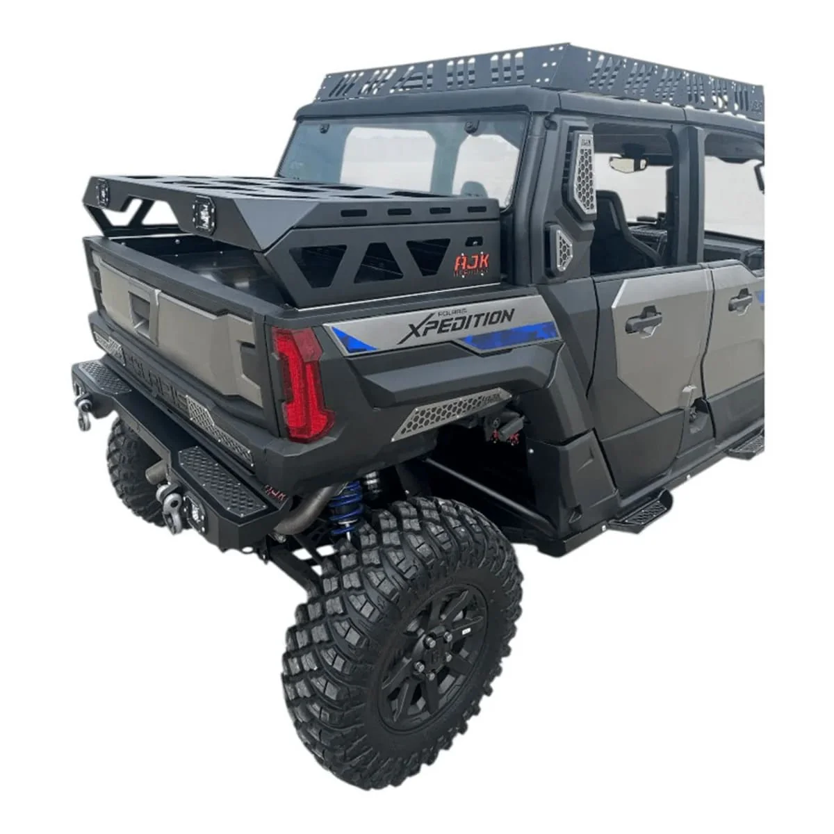 AJK Polaris Xpedition Spare Tire Carrier / Bed Rack - Image 16