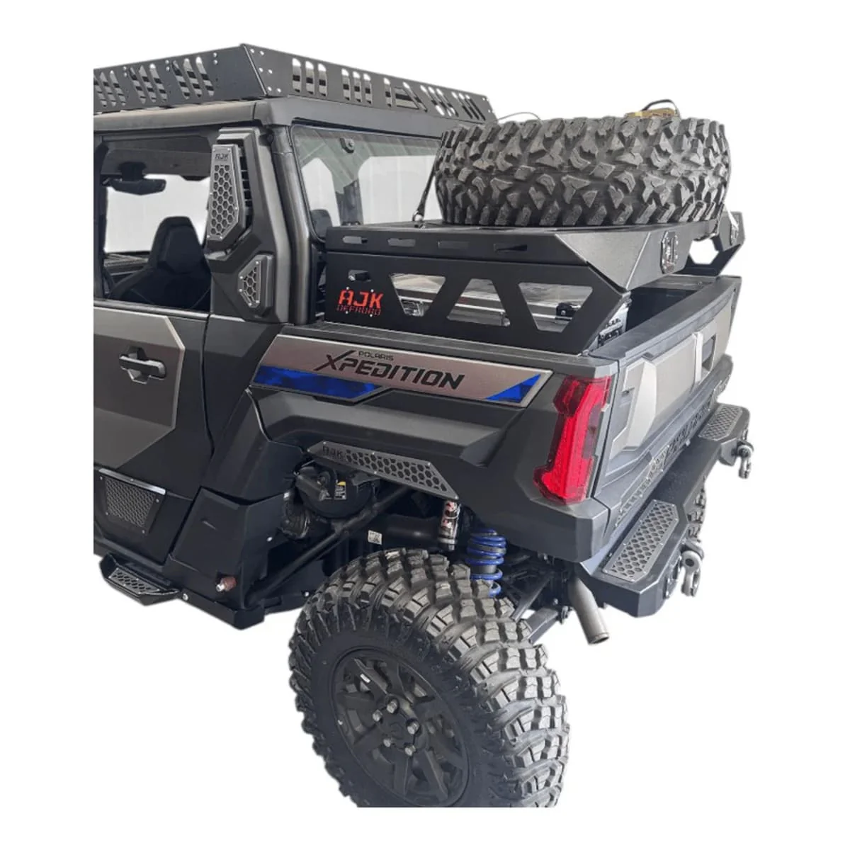 AJK Polaris Xpedition Spare Tire Carrier / Bed Rack - Image 2