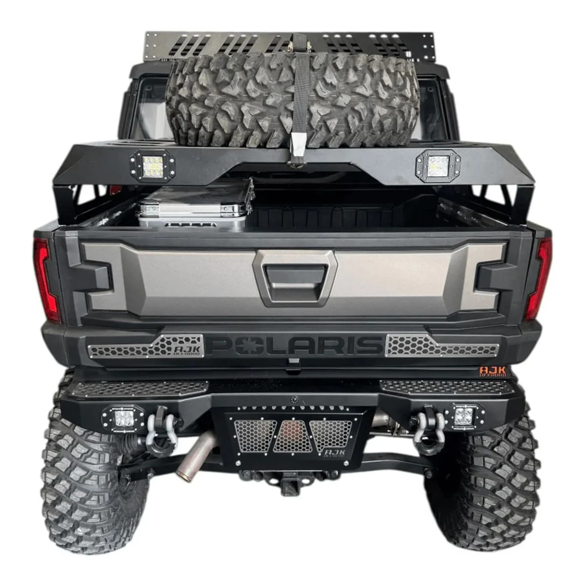 AJK Polaris Xpedition Spare Tire Carrier / Bed Rack - Image 3