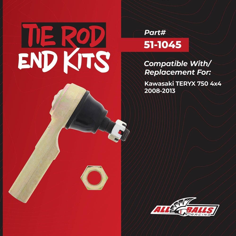 All Balls Racing '08-'13 Kawasaki Teryx 750 Tie Rod Outer End Kit - Image 2