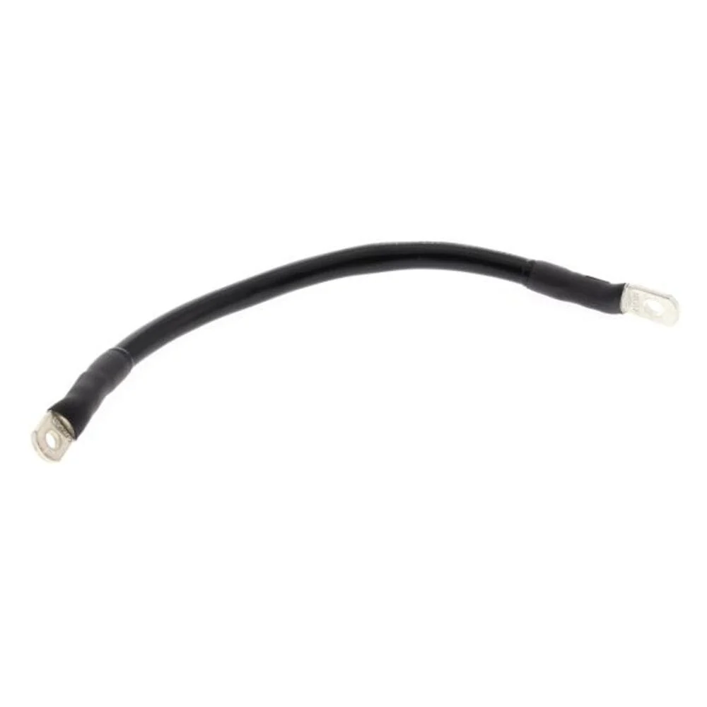 All Balls Racing 10" Black Battery Cable w/ 1/4" & 5/16" Lug Terminal