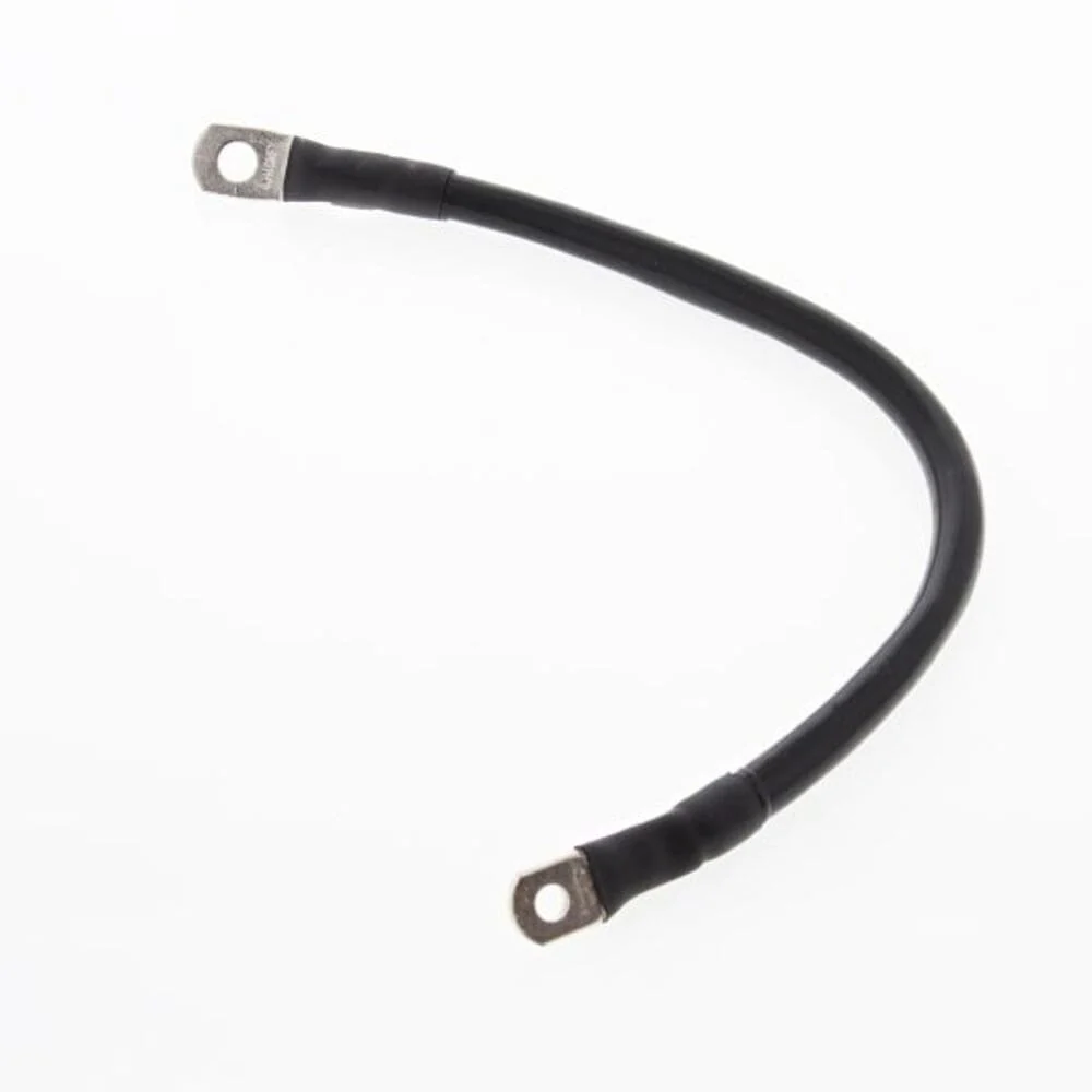 All Balls Racing 13" Black Battery Cable w/ 1/4" & 5/16" Lug Terminal