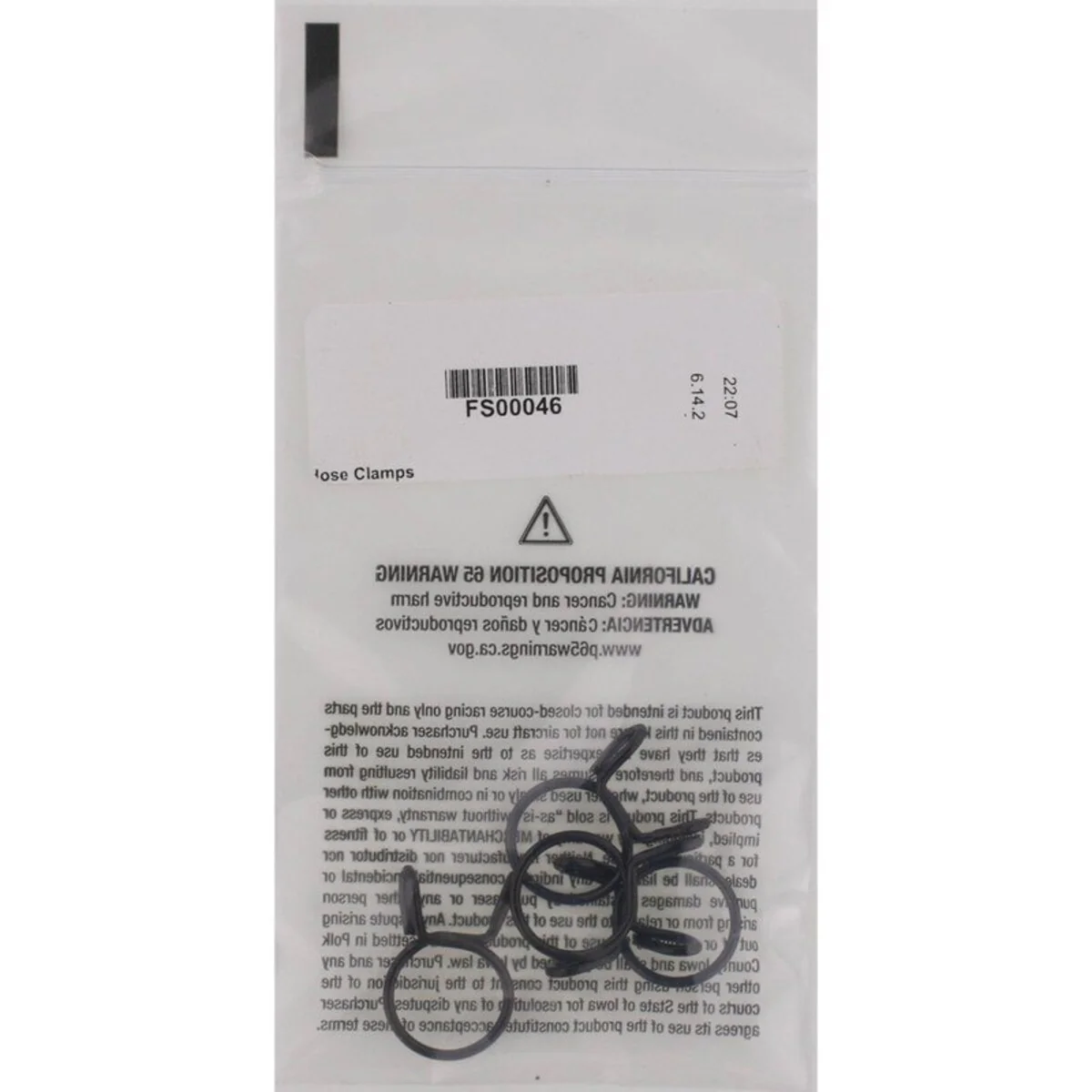 All Balls Racing 4 Pack Hose Clamps - 15.2mm - Image 4