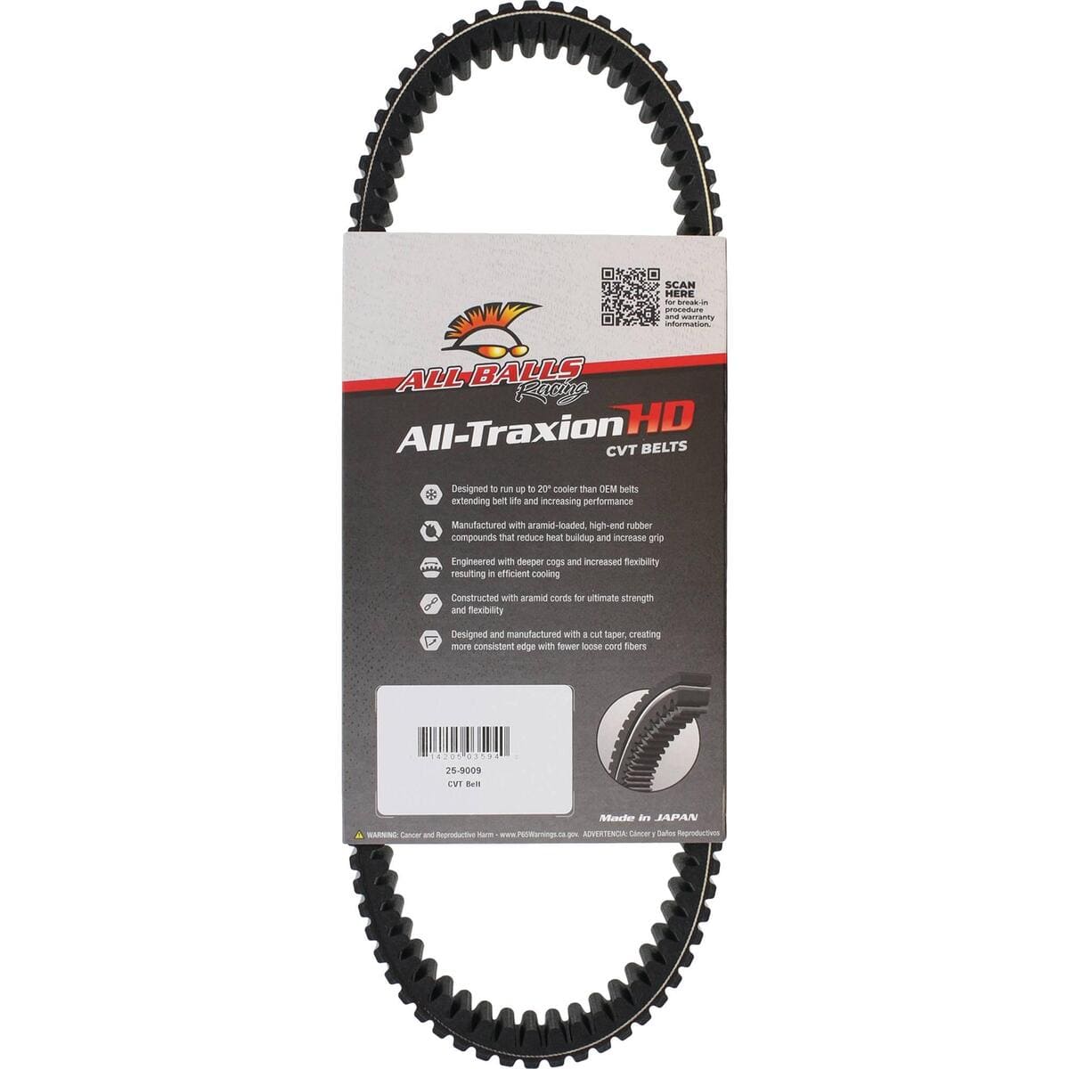 All Balls Racing Polaris Ranger 900D CVT Belt - Image 4