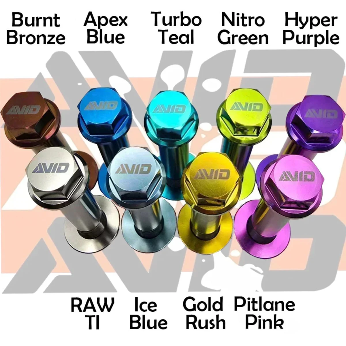 AVID Racing Yamaha YXZ 1000 YX3 Inner Radius Rod Pivot Titanium Bolt Hardware Kit - 18 Piece - Image 7