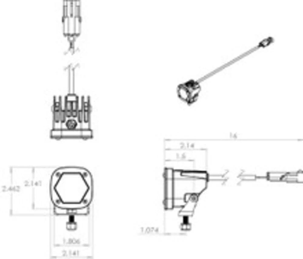 Baja Designs S1 Black LED Auxiliary Light Pod - Image 3