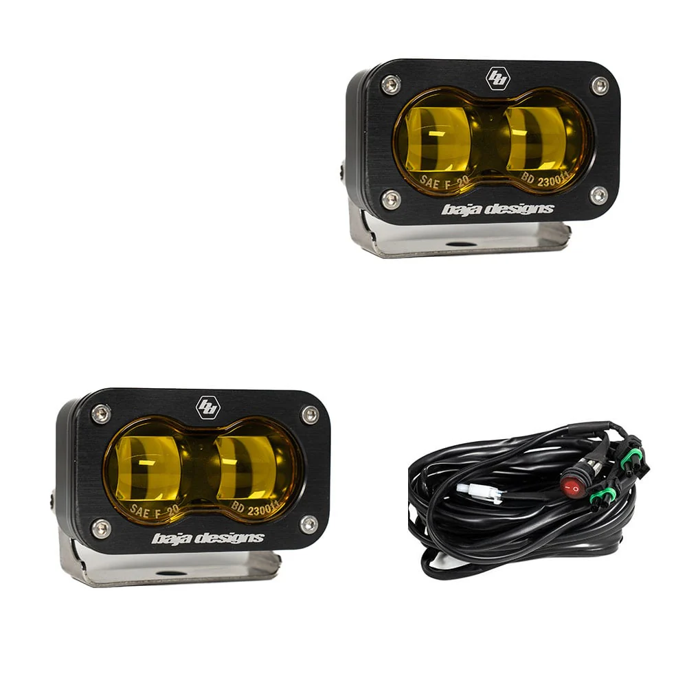 Baja Designs S2 SAE LED Auxiliary Light Pod Pair - Universal - Image 2