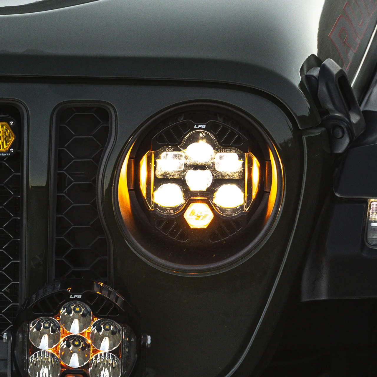 Baja Designs Universal Dot LP6 LED Headlight - Pair - Image 3