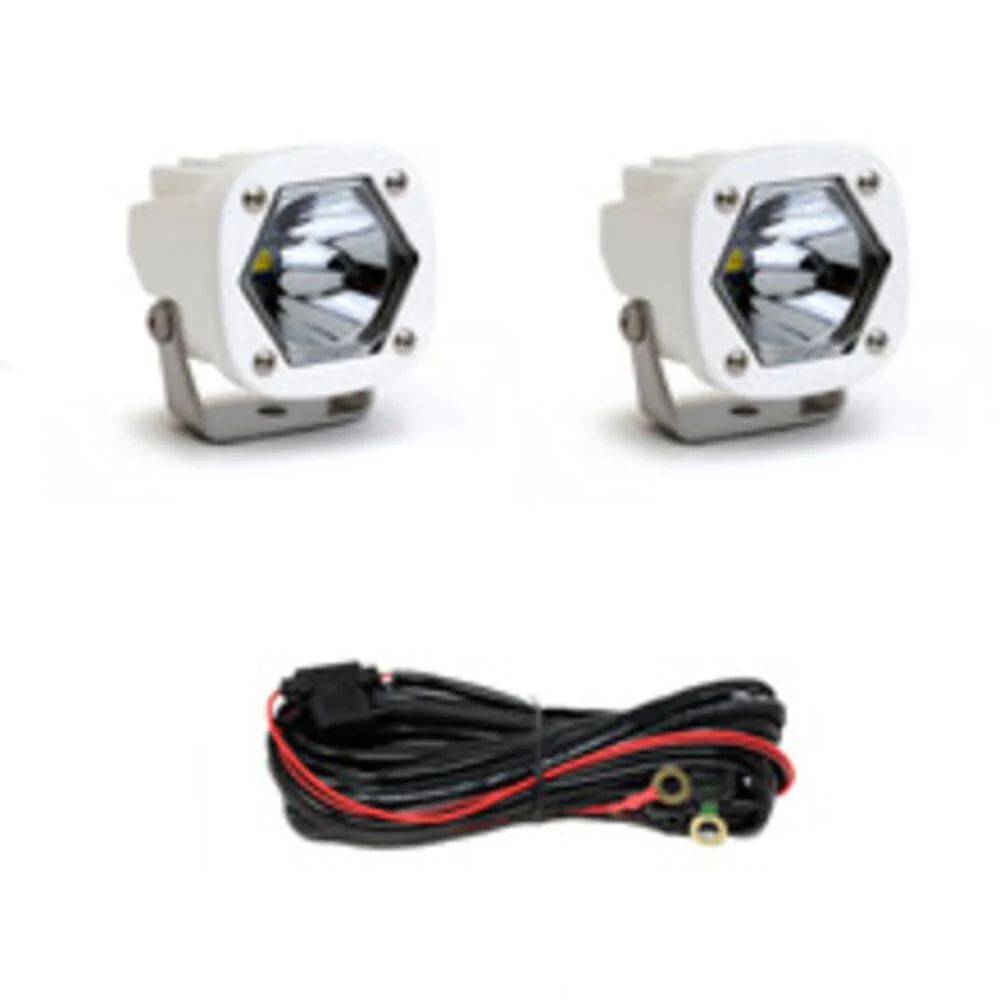 Baja Designs S1 White LED Auxiliary Light Pod - Pair