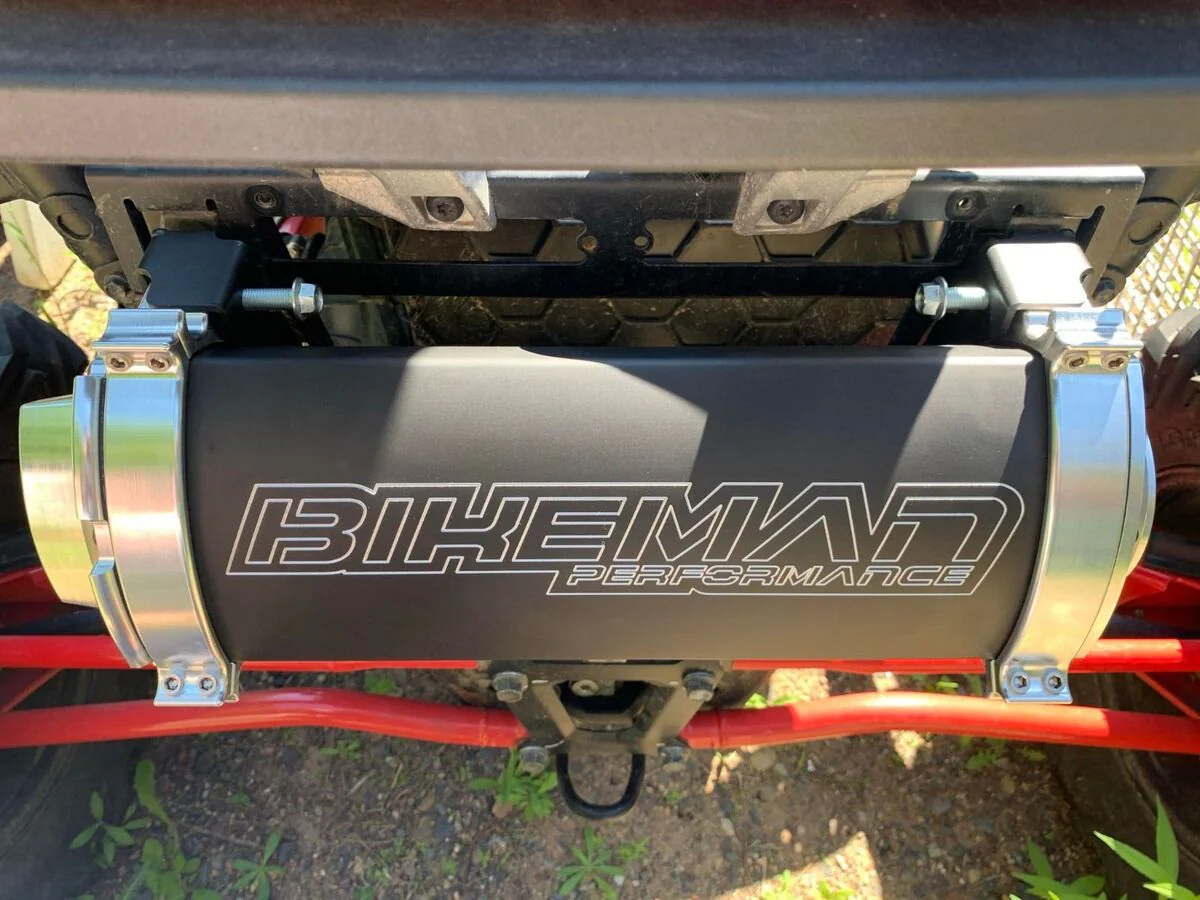 Bikeman Performance '16+ Polaris RZR XP Turbo Big MO Slip-On Exhaust - Image 3