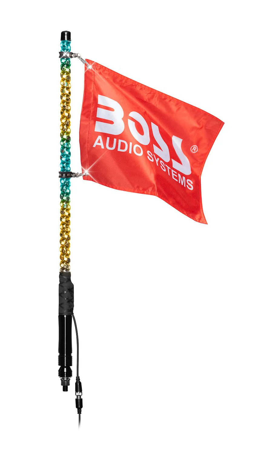 Boss Audio 24” Long Changing RGB LED Wrapped Whip - Image 2