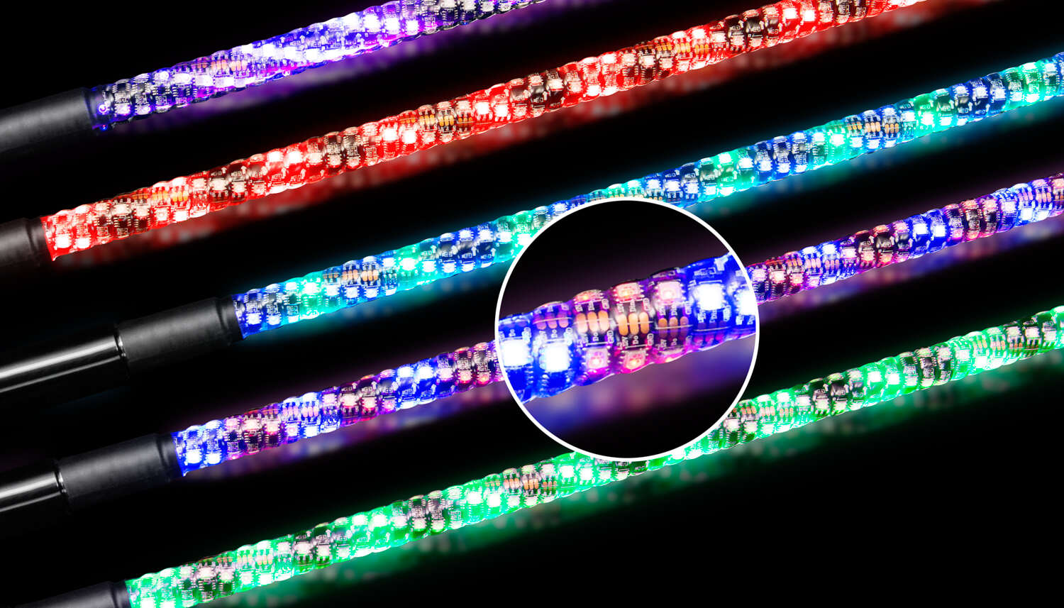 Boss Audio 48 Inch 360° RGB LED Wrapped Whip - Image 2
