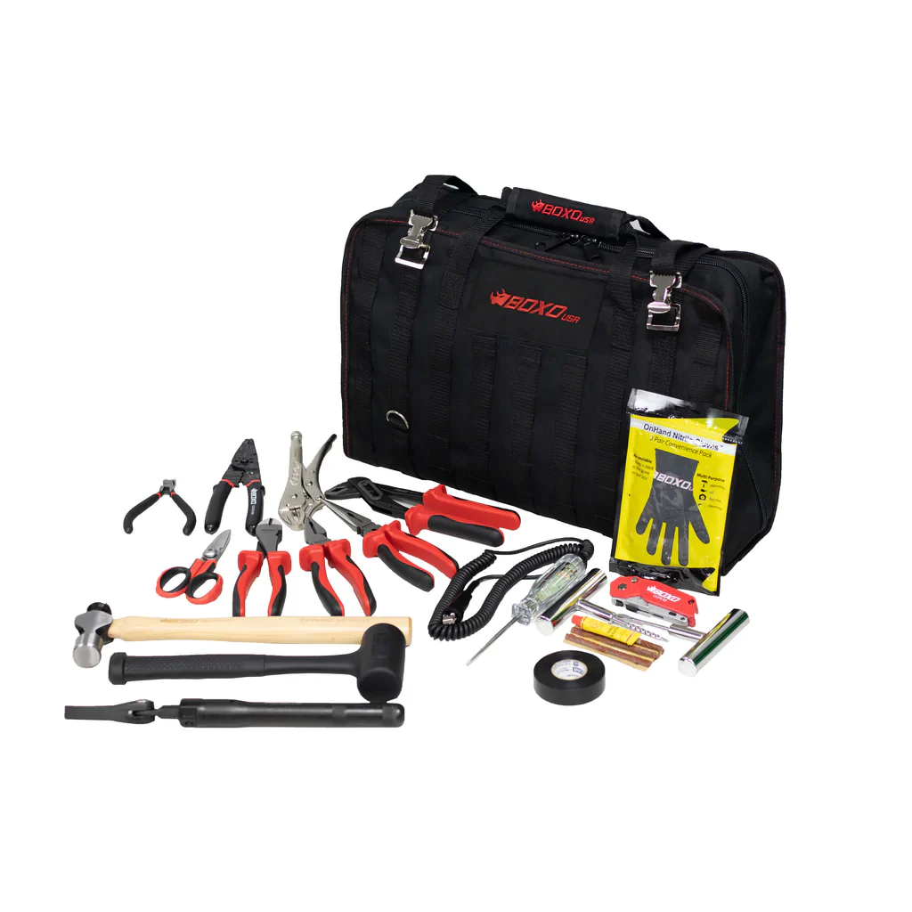 BoxoUSA Tool Bag With Tool Roll And Folding Mechanic Mat Combo - Image 2