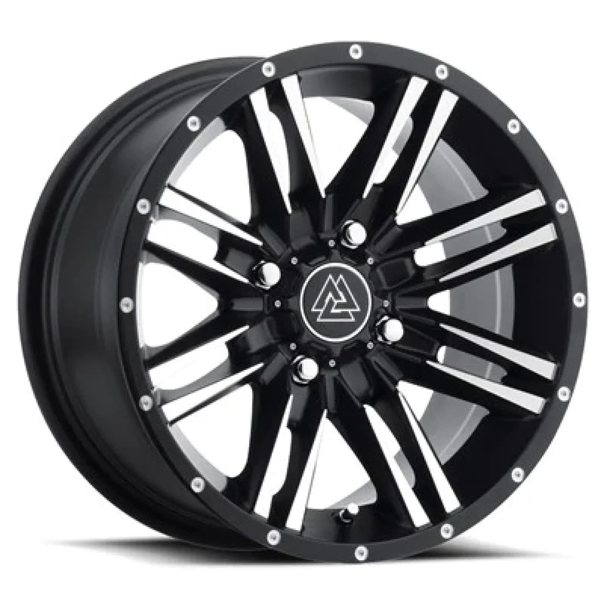 Braven Ironside ATV/UTV Wheels - Black/Machined