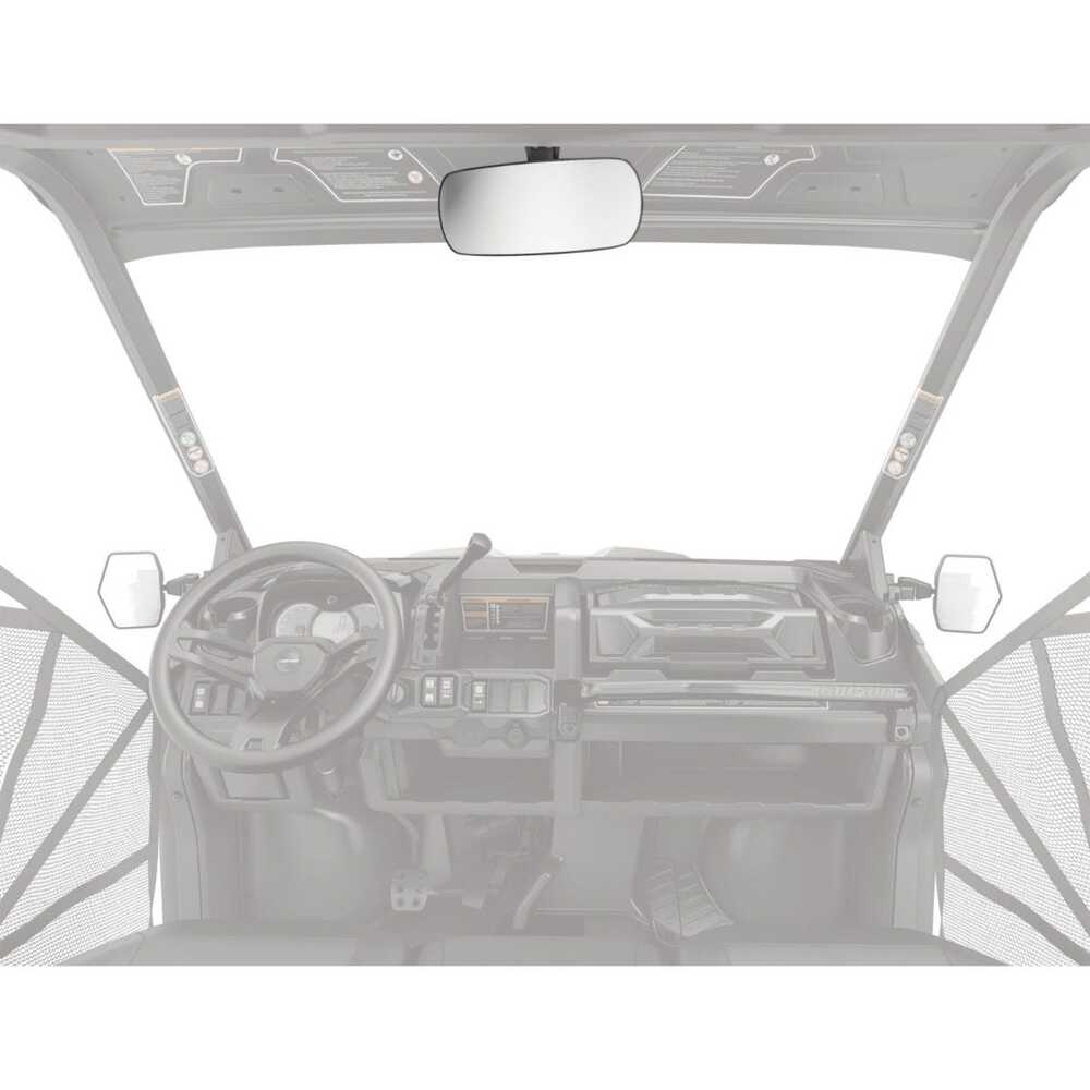BRP Can-Am Defender/Commander Panoramic Center Mirror - Image 2