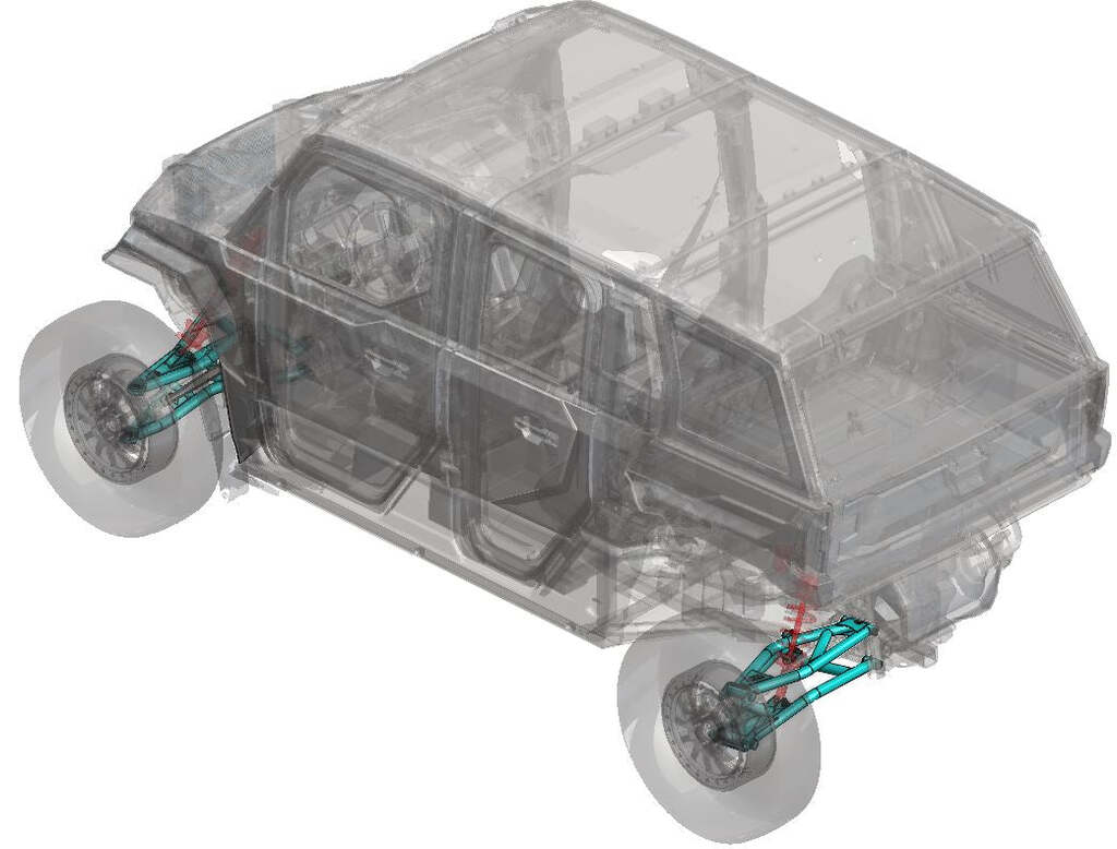 CA Technologies Polaris Xpedition Long Travel Control Arm Kit - Image 5