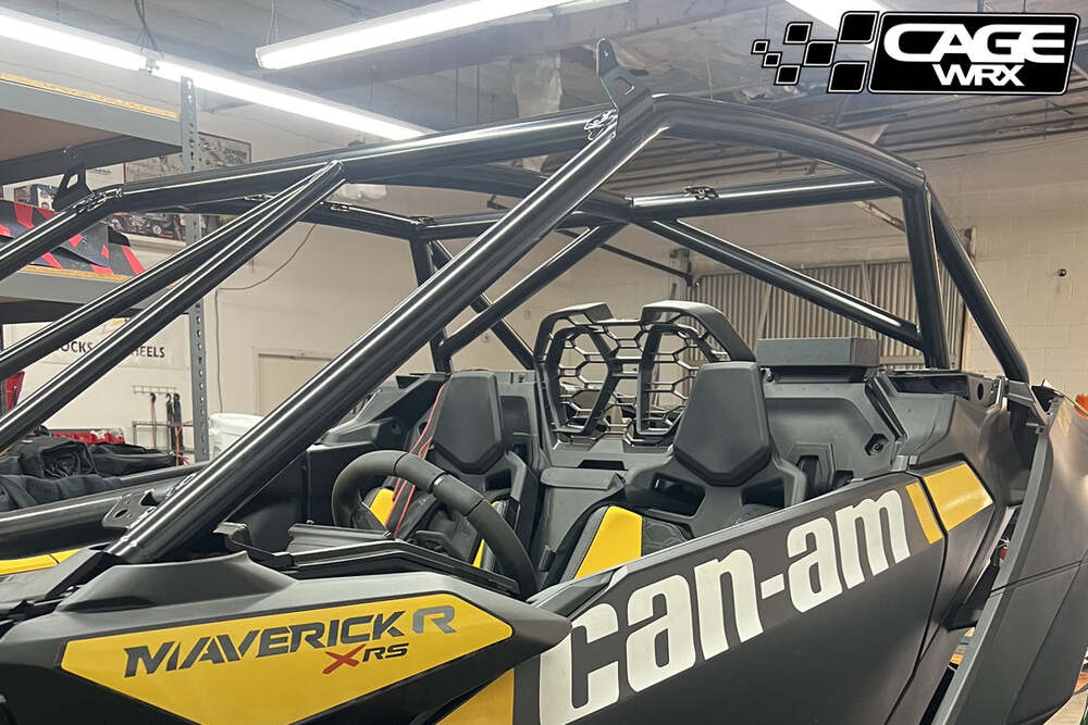 CageWRX '24+ Can-Am Maverick R Super Shorty Completely Assembled Roll Cage - Image 3