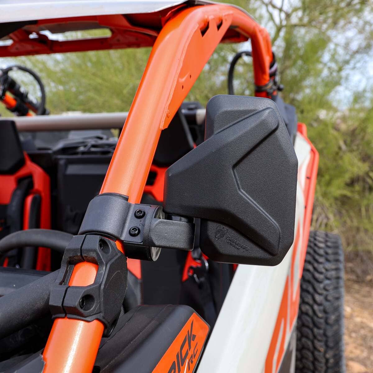 Chupacabra Offroad 1.6" - 2" Roll Cage Bar Offroad Rear Side View Mirror for UTV - Pack of 2 - Image 5