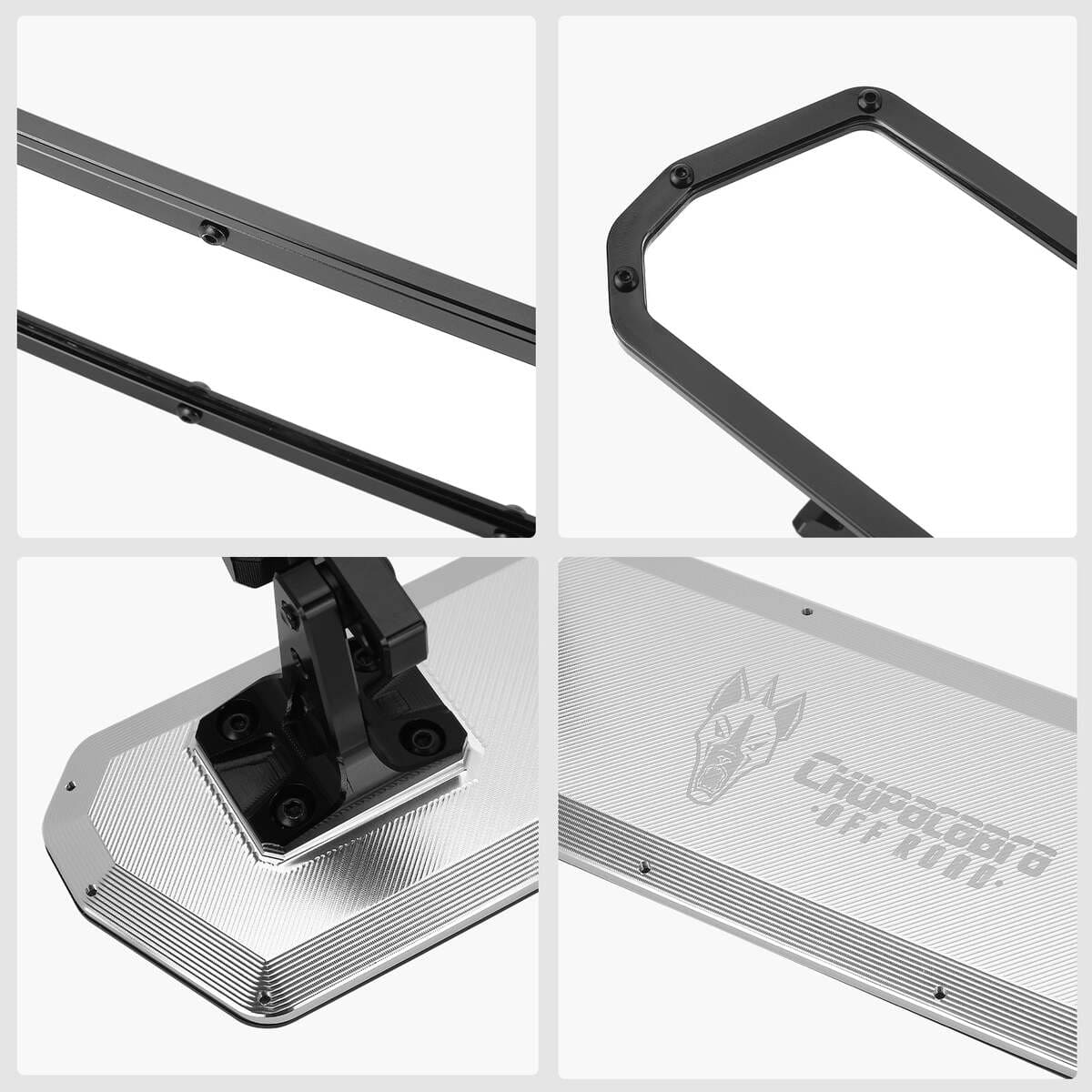 Chupacabra Offroad Super Deluxe 16” Offroad UTV Center Rearview Mirror - Image 2