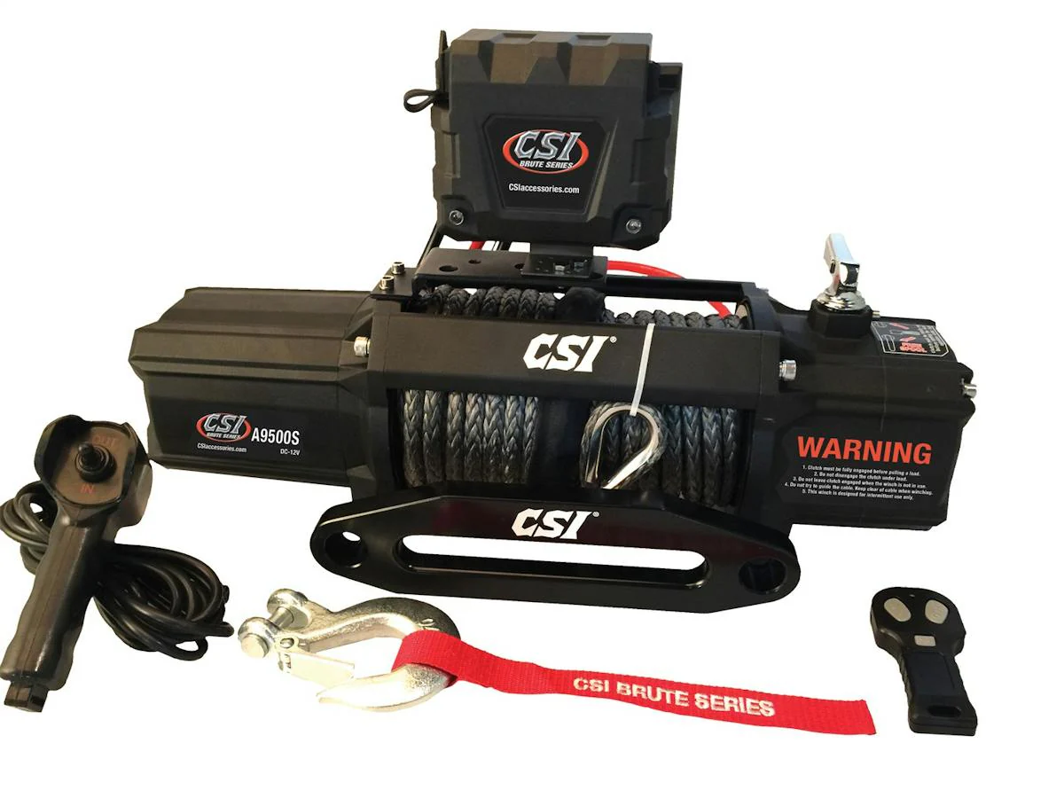 CSI Accessories A9500S Synthetic Rope Winch