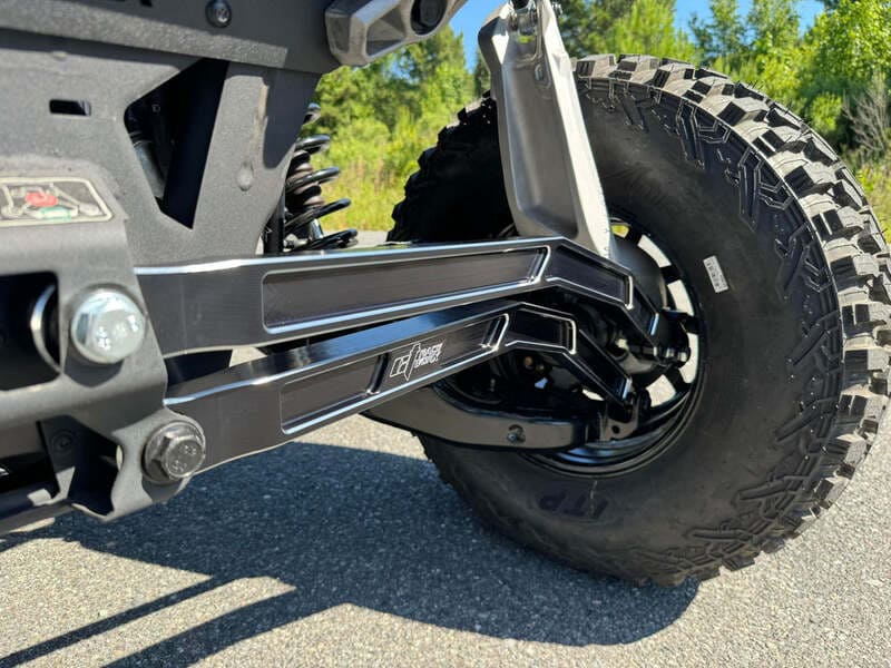 CT Race Worx Can-Am Maverick R Pro Rock High Clearance Billet Radius Rod Kit - Image 2