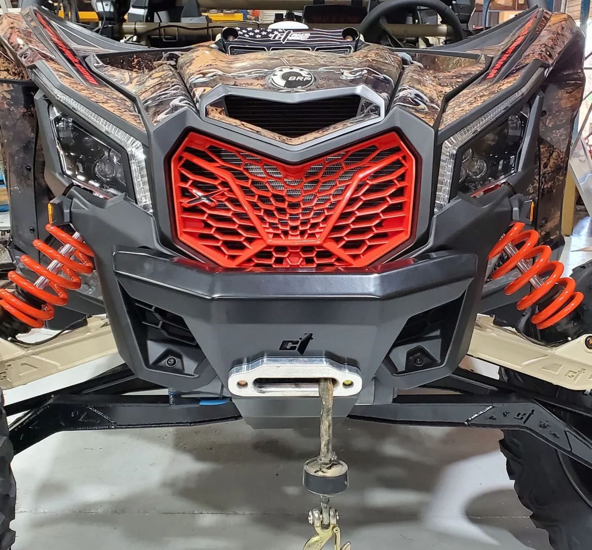 CT Race Worx Can-Am Maverick X3 Force Recon Bumper - Image 3