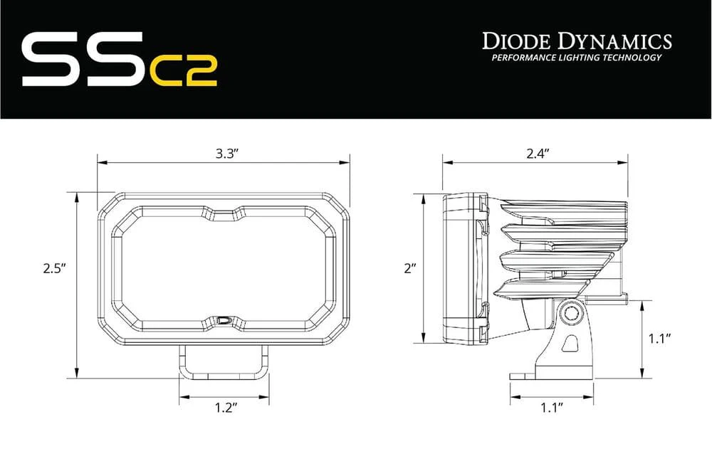 Diode Dynamics '17-'25 Can-Am Maverick X3 Stage Series Chase Light Kit - Image 6