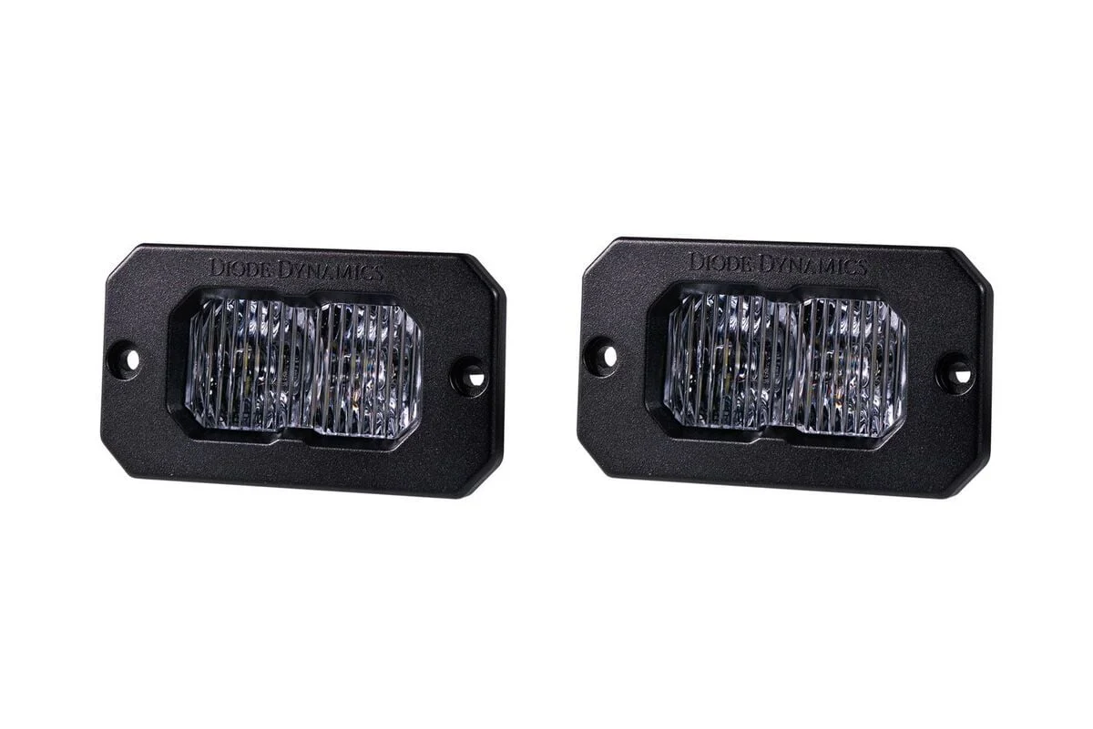 Diode Dynamics Stage Series 2” SAE White Sport Flush Mount LED Pod - Pair - Image 10