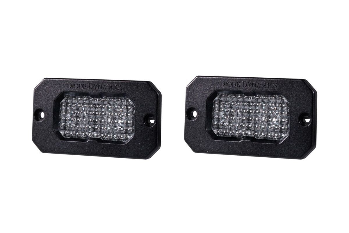Diode Dynamics Stage Series 2” SAE White Sport Flush Mount LED Pod - Pair - Image 8